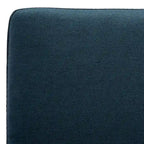 Dark Grey & Navy Foldable Futon Bed with Pillow, 1-Person