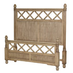 Frappe Solid Wood Bed, Queen/King, 1–2 Person