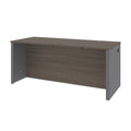 Bark Grey & Slate 72" Desk Shell – 2-Person Assembly