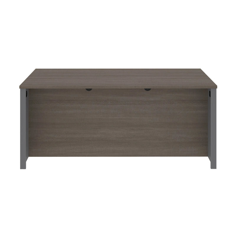 Bark Grey & Slate 72" Desk Shell – 2-Person Assembly