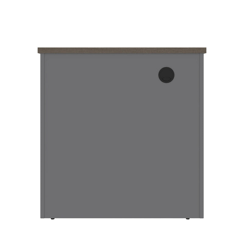 Bark Grey & Slate 72" Desk Shell – 2-Person Assembly