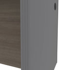 Bark Grey & Slate 72" Desk Shell – 2-Person Assembly