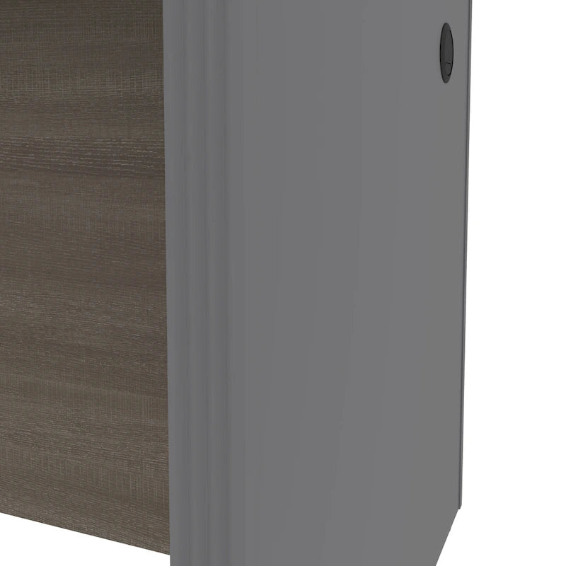 Bark Grey & Slate 72" Desk Shell – 2-Person Assembly